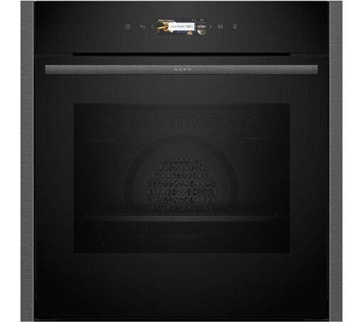 NEFF B24CR71G0B Electric Pyrolytic Smart Oven - Graphite, Silver/Grey