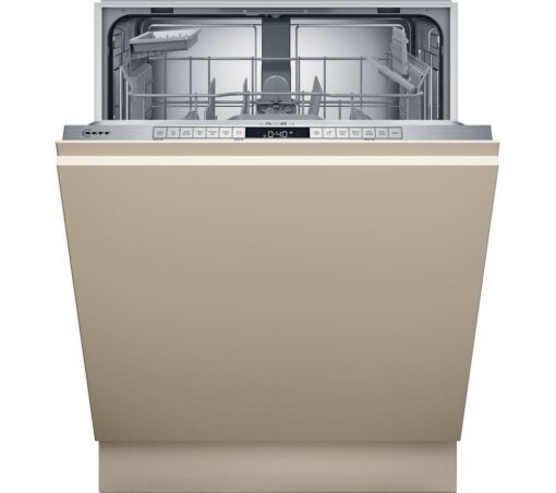 NEFF N30 S175HTX06G Full-size Fully Integrated WiFi-enabled Dishwasher, Silver/Grey