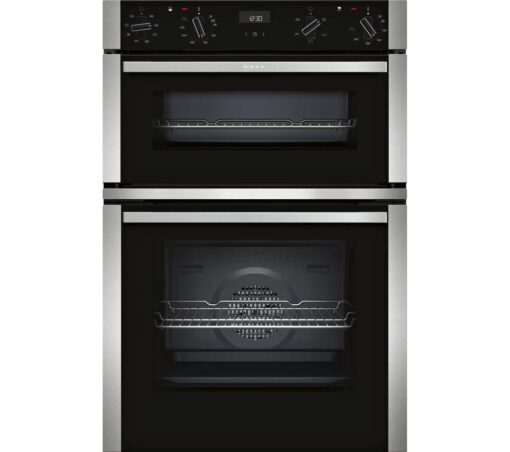 NEFF N50 U1ACE2HN0B Electric Double Oven - Stainless Steel, Stainless Steel