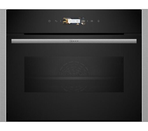 NEFF N70 C24MR21N0B Built-in Compact Combination Microwave - Stainless Steel, Stainless Steel