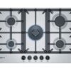 NEFF N70 T27DS59N0 75 cm Gas Hob - Stainless Steel, Stainless Steel