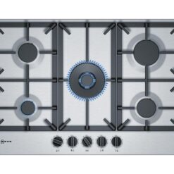 NEFF N70 T27DS59N0 75 cm Gas Hob - Stainless Steel, Stainless Steel