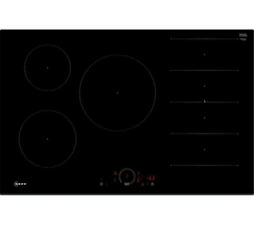 NEFF N70 T68FHV4L0 80 cm Electric Induction Smart Hob, Black