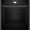 NEFF Slide&Hide N90 B64CS71G0B Electric Pyrolytic Smart Oven - Graphite, Black,Silver/Grey