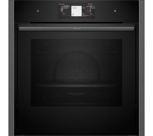 NEFF Slide&Hide N90 B64VT73G0B Electric Pyrolytic Smart Oven - Graphite, Silver/Grey