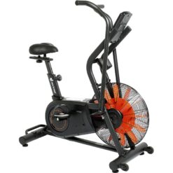 NEW IMAGE Cyclone X3 Air Assault Exercise Bike - Grey & Orange, Orange,Silver/Grey