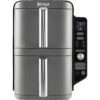 NINJA Double Stack SL400UK Air Fryer - Grey, Silver/Grey