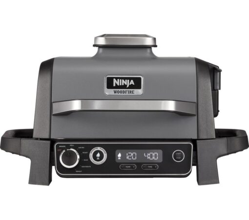 NINJA Woodfire OG701UK Outdoor Electric BBQ Grill & Smoker - Black