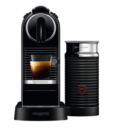 Nespresso Citiz Pod Coffee Machine Bundle by Magimix - Black