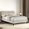 Newry Double (4'6) Upholstered Panel Bed