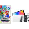 Nintendo Switch OLED White & Super Mario Bros. Wonder Bundle, White