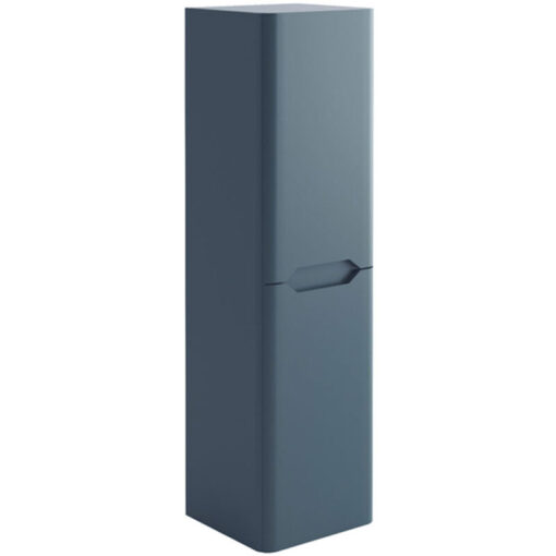 Orbit - Ella Wall Hung 2-Door Tall Unit 350mm Wide - Matt Twilight Blue