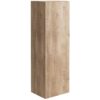 Orbit Illumo Wall Hung Tall Boy Storage Unit 300mm Wide - Rustic Oak