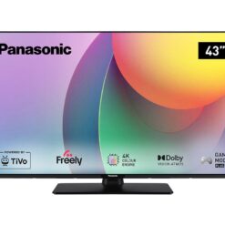 PANASONIC TV-43W60AEB Smart 4K Ultra HD HDR LED TV, Black