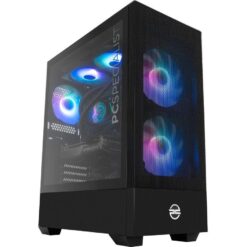 PCSPECIALIST Flux 300 Gaming PC - AMD Ryzen™ 7, RTX 4060 Ti, 1 TB SSD, No OS, Black