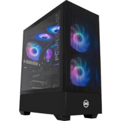 PCSPECIALIST Flux 305 Gaming PC - Intel®Core™ i5, RTX 4070, 1 TB SSD, Black