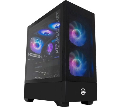 PCSPECIALIST Flux 305 Gaming PC - Intel®Core™ i5, RTX 4070, 1 TB SSD, Black