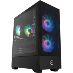 PCSPECIALIST Flux 321 Gaming PC - AMD Ryzen™ 7, RX 7800 XT, 1 TB SSD, No OS, Black