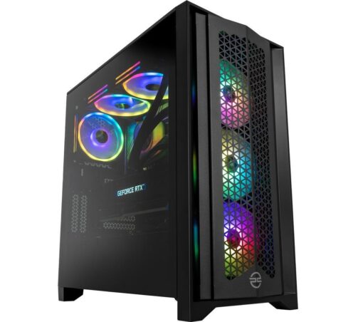 PCSPECIALIST iCUE 300 Gaming PC - Intel®Core™ i9, RTX 4080 SUPER, 2 TB SSD, Black