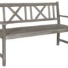 Pacific Cambridge 3 Seater Wooden Garden Bench - Grey