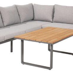 Pacific Stockholm 6 Seater Garden Corner Sofa Set - Grey