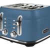 RANGEMASTER Classic Collection RMCL4S201SB 4-Slice Toaster - Stone Blue, Blue