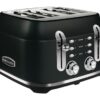 RANGEMASTER RMCL4S201BK 4-Slice Toaster - Black