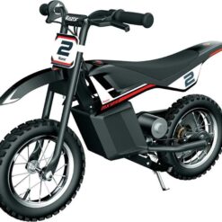 RAZOR Dirt Rocket MX125 Electric Kids' Motorbike - Black, Black