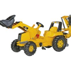 ROLLY TOYS rollyJunior CAT Loader & Excavator Kids' Ride-On Toy - Yellow, Yellow