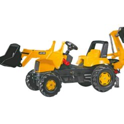 ROLLY TOYS rollyJunior JCB Loader & Excavator Kids' Ride-On Toy - Black & Yellow, Yellow,Black