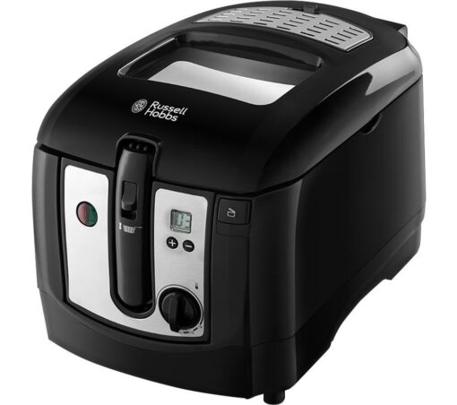 RUSSELL HOBBS 24580 Deep Fryer - Black & Silver, Black,Silver/Grey