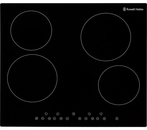 RUSSELL HOBBS RH60EH412B 59 cm Electric Ceramic Hob - Black, Black