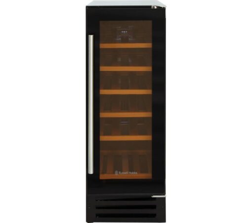 RUSSELL HOBBS RHBI18WC1 Wine Cooler - Black Glass, Black