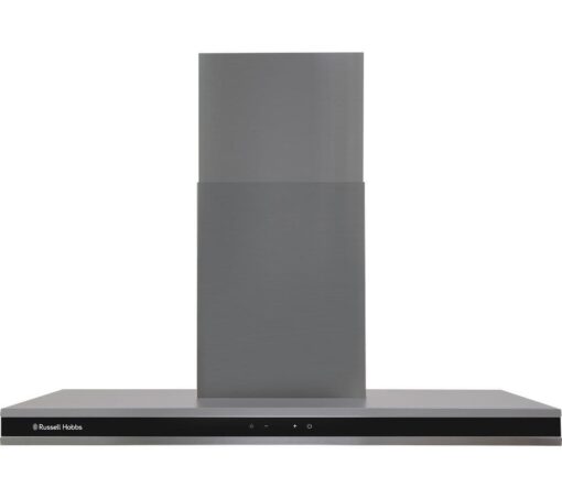 RUSSELL HOBBS RHGCH903DS Midnight Collection Chimney Cooker Hood - Dark Steel, Silver/Grey