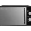 RUSSELL HOBBS RHM2060B Compact Solo Microwave - Black & Silver, Black