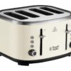 RUSSELL HOBBS Stylevia 26291 4-Slice Toaster - Cream