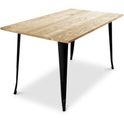 Rectangular Dining Table - Industrial Design - Wood - Troy