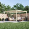 Rutland County Garden Furniture Ltd - Box Pergola - Wood - L180 x W180 x H270 cm - Light Green