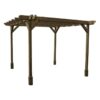 Rutland County Garden Furniture Ltd - Double Premium Pergola - Wood - L300 x W420 x H270 cm - Rustic Brown