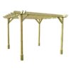 Rutland County Garden Furniture Ltd - Double Premium Pergola - Wood - L360 x W360 x H270 cm - Light Green