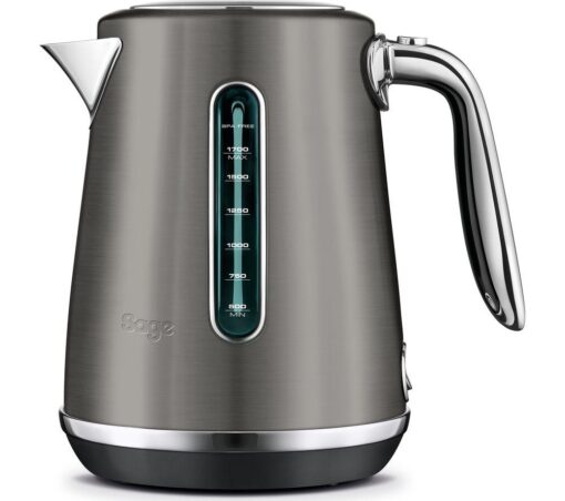 SAGE The Soft Top Luxe SKE735BST Jug Kettle - Black Stainless Steel, Stainless Steel