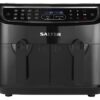 SALTER CUR4692BLK Dual Cook Pro Air Fryer - Black, Black