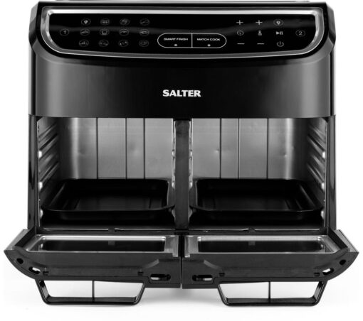 SALTER Dual View XL EK5668GW 12L Air Fryer - Black, Black