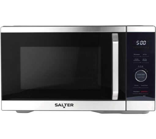 SALTER DuoWave Air Fryer EK5817 Combination Microwave - Black & Stainless Steel, Stainless Steel