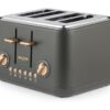 SALTER EK5823CB 4-Slice Toaster - Charcoal, Silver/Grey