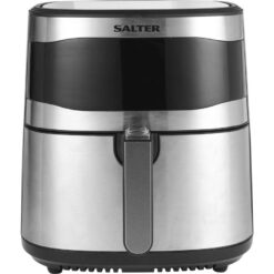 SALTER Go Healthy XXL EK4628 8L Air Fryer - Steel & Black, Black,Silver/Grey