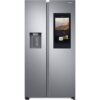 SAMSUNG Family Hub SpaceMax RS6HA8891SL/EU American-Style Smart Fridge Freezer - Aluminium, Silver/Grey