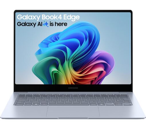 SAMSUNG Galaxy Book4 Edge 14" Laptop - Qualcomm Snapdragon X Elite, 512 GB SSD, Sapphire, Blue