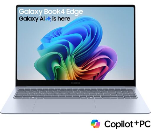 SAMSUNG Galaxy Book4 Edge 16" Laptop - Qualcomm Snapdragon X Elite, 1 TB SSD, Arctic Blue, Blue