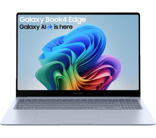 SAMSUNG Galaxy Book4 Edge 16" Laptop - Qualcomm Snapdragon X Elite, 512 GB SSD, Sapphire Blue, Blue